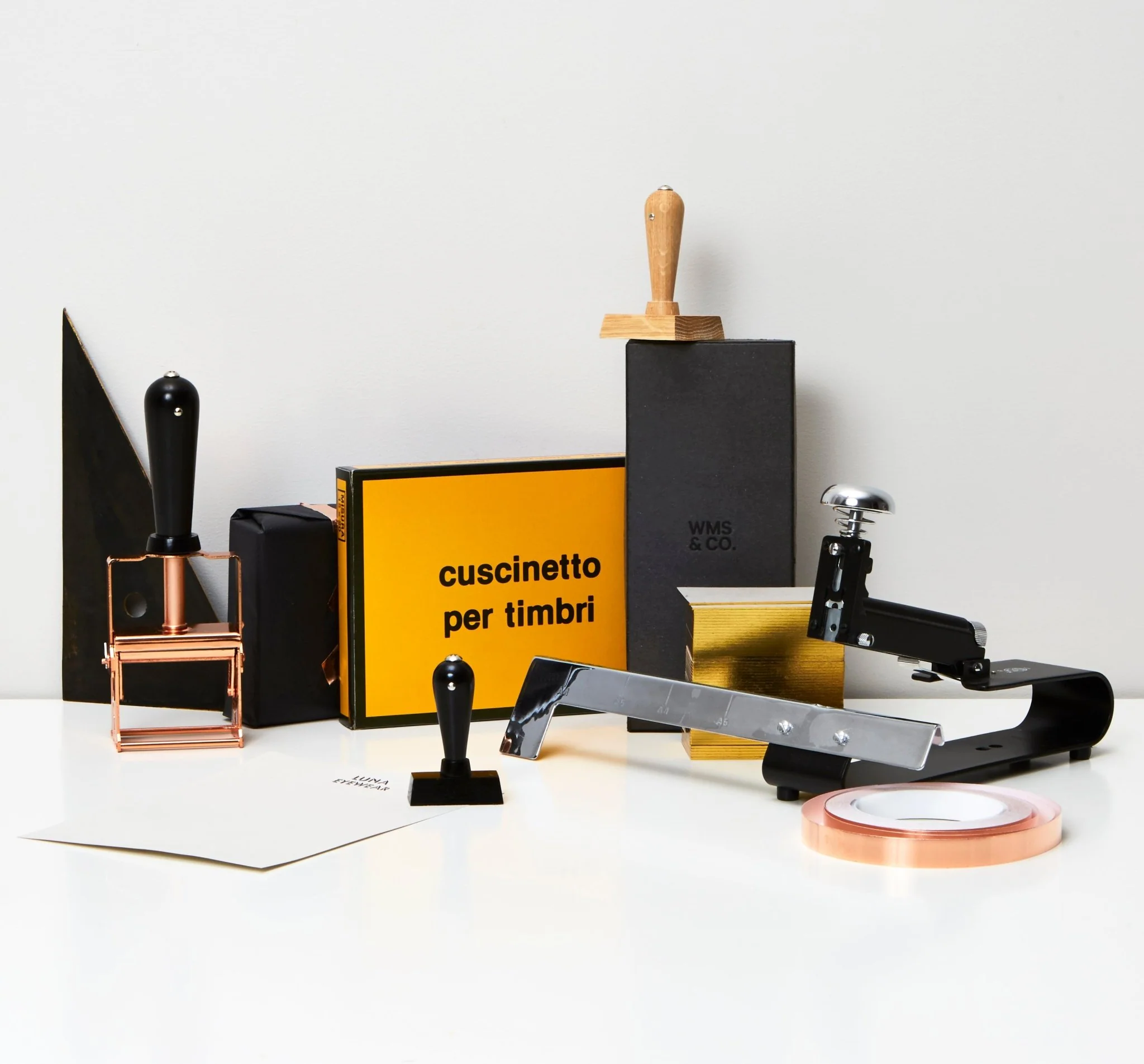 Self-Inking Custom Rubber Stamp: Copper+Black - Image 5