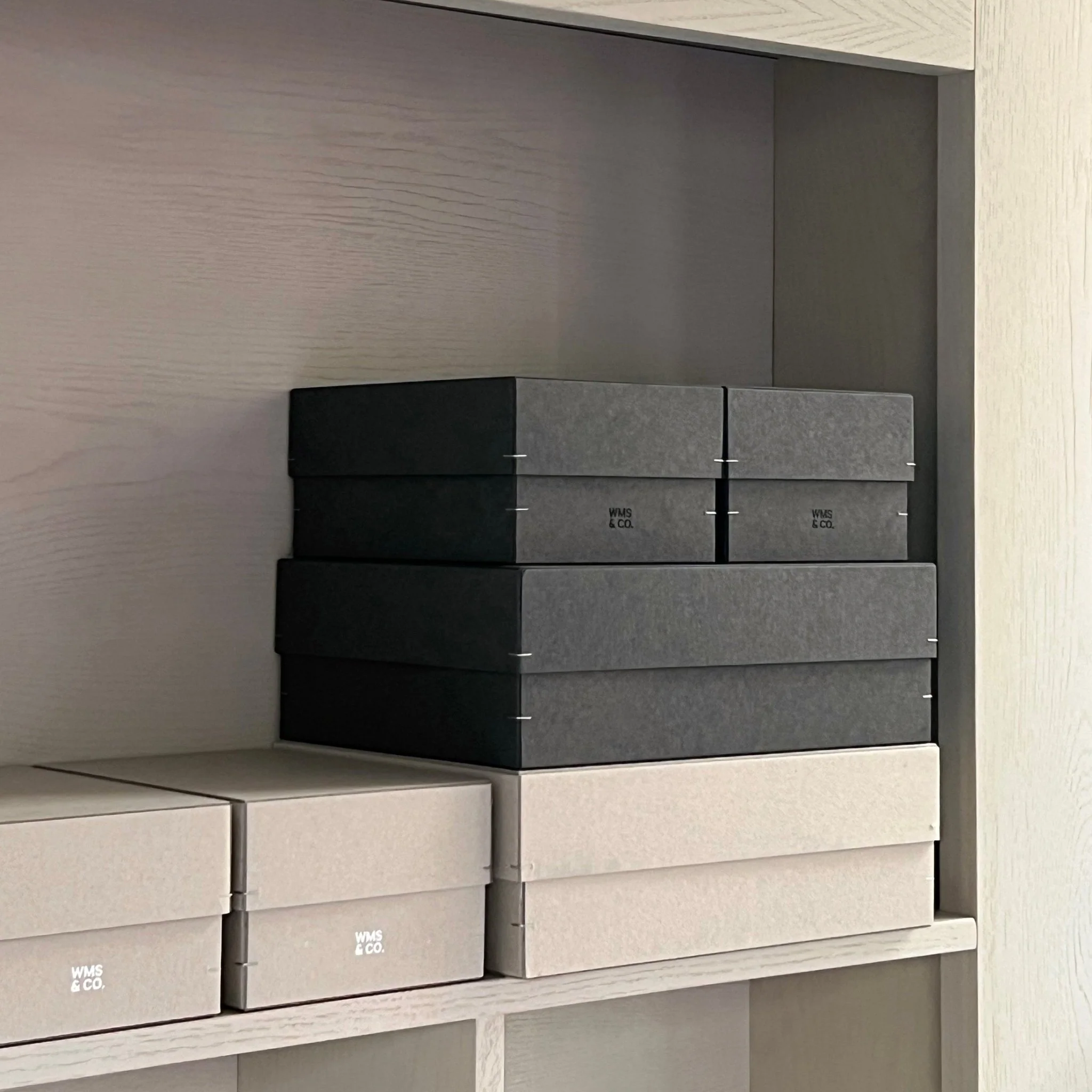 Wms&Co. Brutalist Storage Boxes: Grey - Image 6